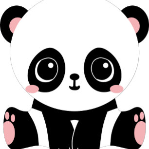 Convite Bebê Adorável Panda Azul Bebê Chamas