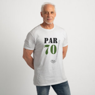 Camiseta Golf Par 70 para 70 de golfe subestimação de Anive