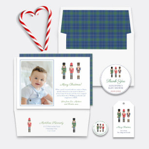 Adesivo Redondo Feriados Felizes de Nozes de Natal Tradicional