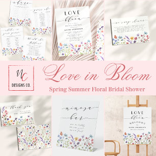 Prato De Papel Amor no Bloom Primavera Summer Floral Chá de panel