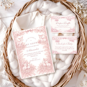 Convite Chá de Bebê Tema Floresta