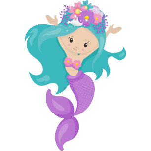 Convite de aniversário Rosa Sereia