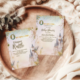 Cartão De Informações Little Princess Fairytale Castle Books para Bebê