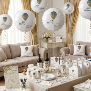 Convite Livros de Festa de aniversário de Chá de fraldas G