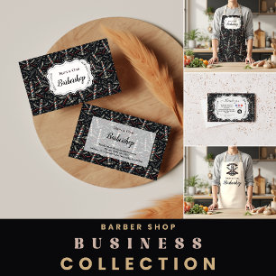 Cartão De Agradecimento Padrão de Ferramentas Antigas de Barbearia