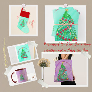 BOLSA TOTE PERSONALIZADO, DESEJAMOS UM NATAL DE MERGULHO.