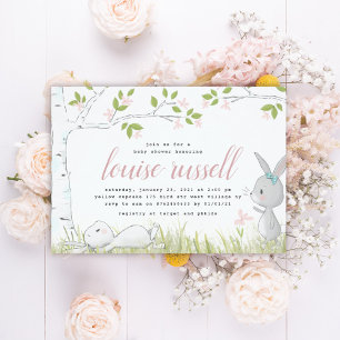 Convite chá de fraldas de bebê