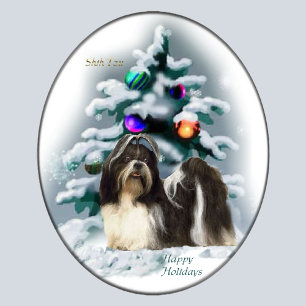 Cartão De Festividades Shih Tzu Christmas Gifts