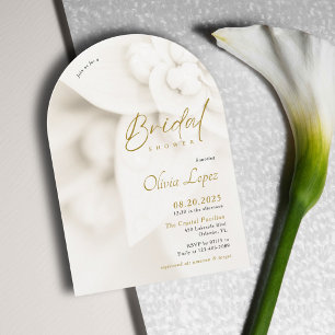 Adesivo Redondo Ivory Bloom e Elegante Chá de panela de Script Dou