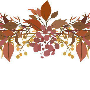 Convite Folhas de outono de Aquarela Casamento