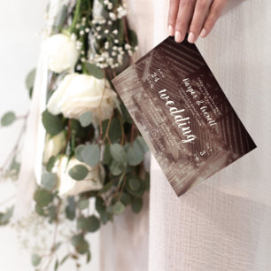 Convite Barn Rafters com Casamento Russo das Luzes de Cord