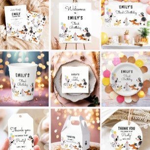 Prato De Papel Cão Aniversário Cachorro Cachorro Cachorro Cachorr