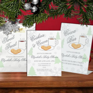 Convite Chá de Bebê Cookies & Cocoa