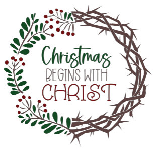 ADESIVO REDONDO NATAL COMEÇA COM CRISTO