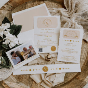 Cartão De Festividades Destino de Casamento Cósmico de Cartaz de Embarque