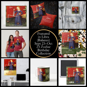 Imã Símbolo Libra Zodiac Escala Festa de aniversário