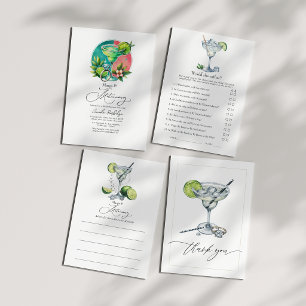 Cartão De Agradecimento Chá de Noiva Elegante Margs & Matrimony Foto