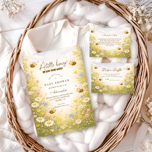 Convite Chuva de Mel de Flor Silvestre Baby Shower
