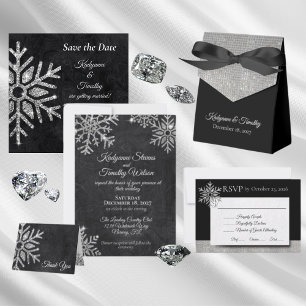 Reserve A Data Flocos de neve de diamante legante no casamento ne