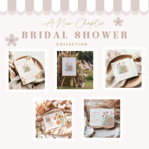 Convite Um Novo Capítulo Pastel Book Garden