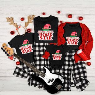 Camiseta Jingle Bell Rock Star, Natal Negro