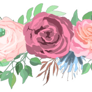 Convite Cerimônia Virtual de Casamento de Tipografia rosas