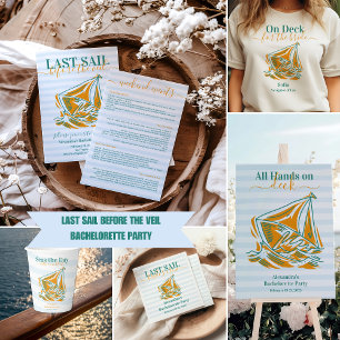 Convite Última vela antes da Festa de solteira de véu