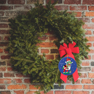 Caneca Natal 11 oz. Estrelas "TySANTAsaurus Rex"