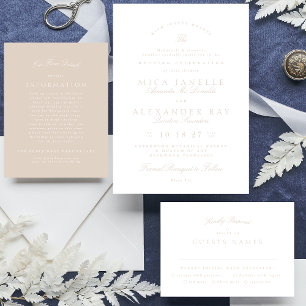 Convite Casamento Formal Da Caligrafia Elegante Cor-De-Ros