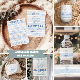 Convite Bachelorette dos Sinos de Casamento