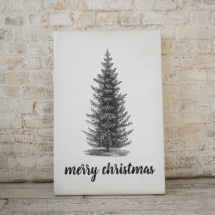 Etiqueta Para Presente Vintage rustic neutro sprury feliz natal