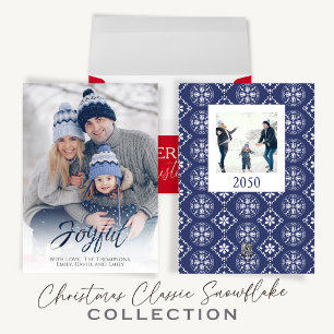 Convite Padrão do Floco de Neve Vermelho do Script de Cali