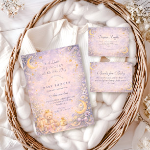 Convite Chuva de Bebê Princesinha Celestial