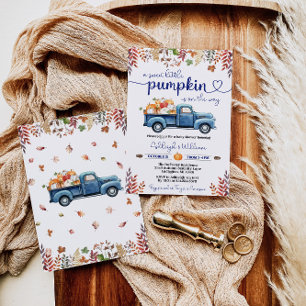 Pequeno Convite para Chá de fraldas de Rapazes da 