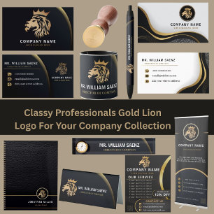 Caneca Logotipo de Leão Elegante Profissional