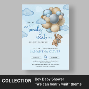Balões de ursos de pelúcia Previsões de Bebê e con