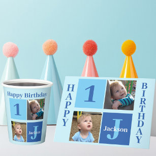 Cartão Aniversário Foto Personalizada Para Crianças Cutes
