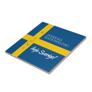 Sveriges Nationaldag Bandeira do Dia Nacional da S