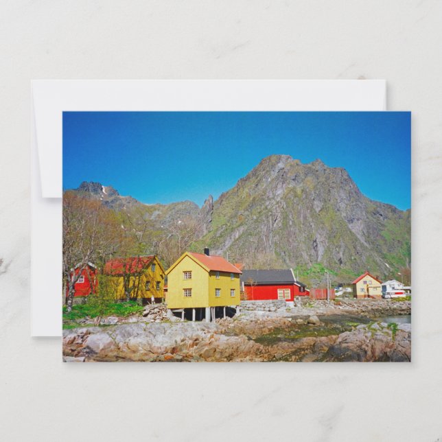 Svolvaer, cartão Noruega (Frente)