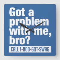 SWAG - relógio de parede personalizado