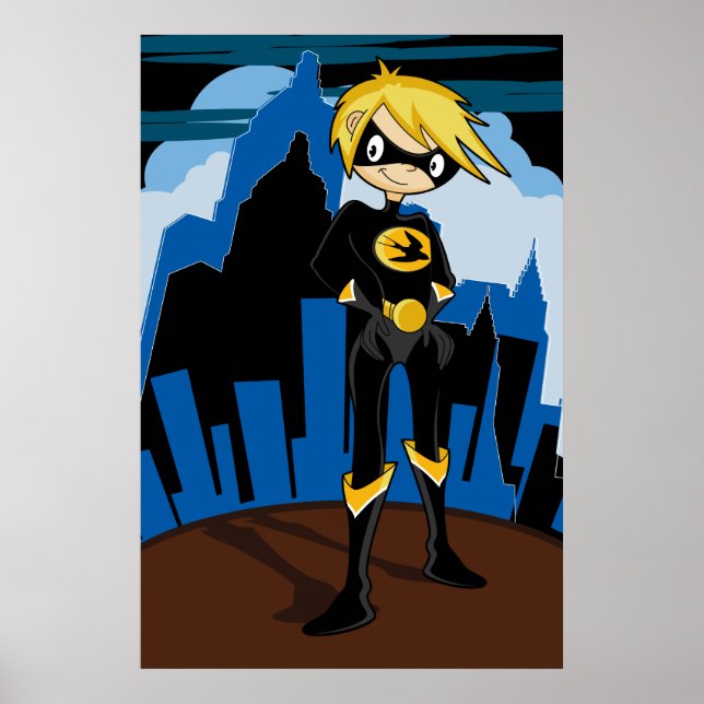 Swallow Super Herói Poster (Frente)