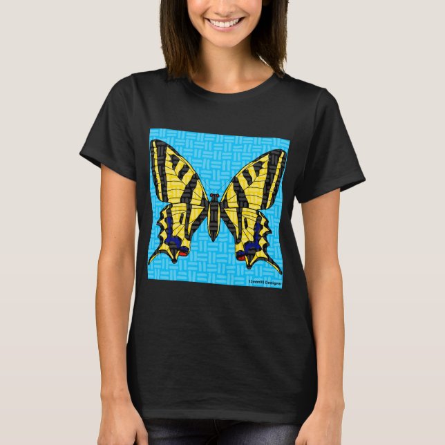 Swallowtail (vívida) - Camiseta Básica Feminina (Frente)