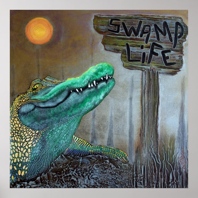 Swamp Life Poster (Frente)