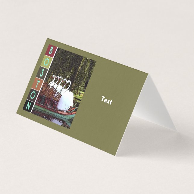 Swan Boats no Verão - Boston (Frente)