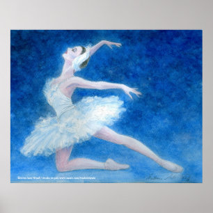 Swan Lake Balé Art Impressão