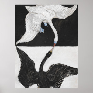 Swan por Hilma af Klint Art Impressão