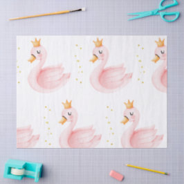 Swan Princesa Papel Tecido