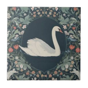 Swan William Morris estilo face direita
