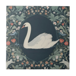 Swan William Morris Estilo virado para a esquerda
