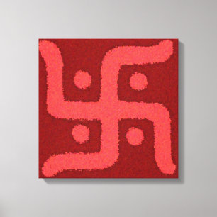Swastik2 esticou o impressão das canvas
